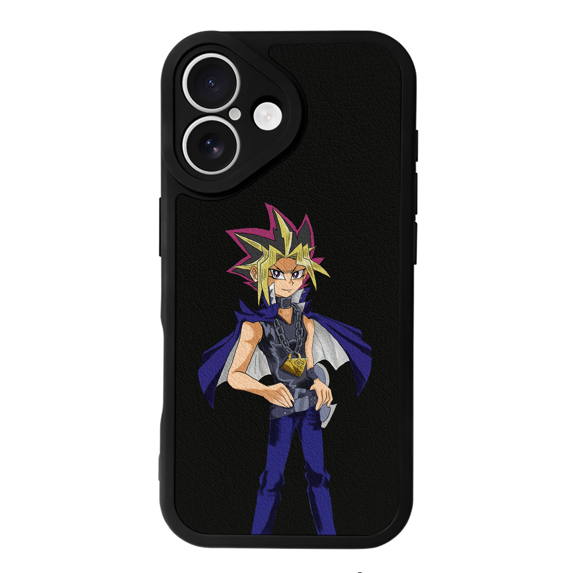 遊☆戯☆王 Yu-Gi-Oh! 【iPhone 16シリーズ対応】シリコンスマホケース（レザー調） 材質：シリコン